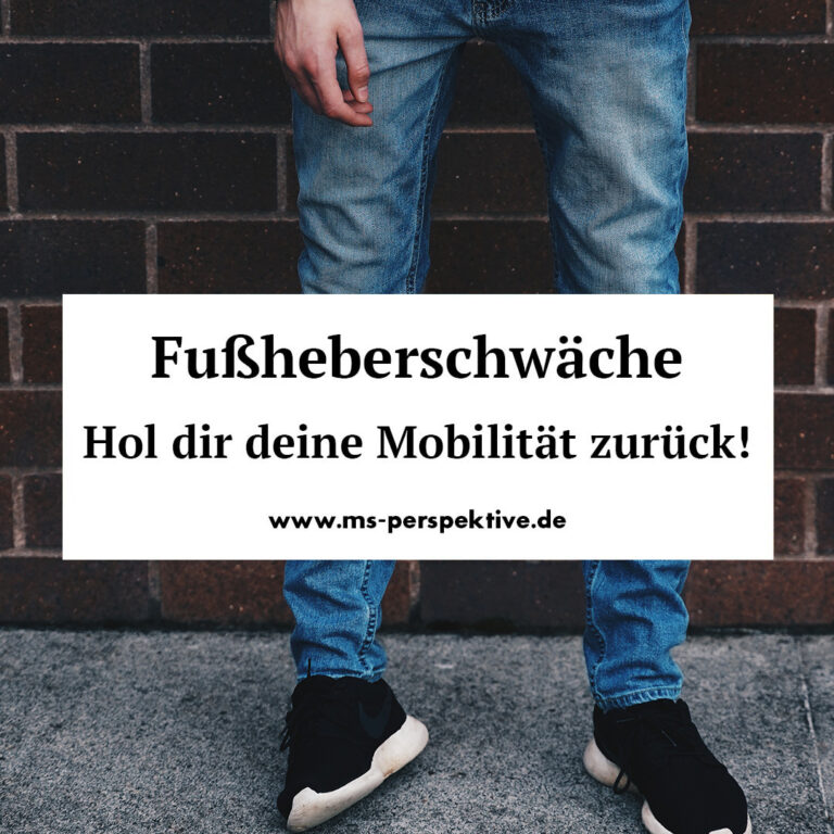 MS und Fußheberschwäche Banner