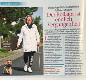 Elektrische Manschette hilft bei Fußheberparese